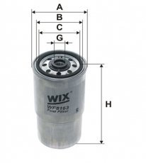 Топливный фильтр WF8163 WIX Filtron – (накручиваемый) фото 1