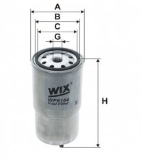 Топливный фильтр WF8164 WIX Filtron – (накручиваемый) фото 1