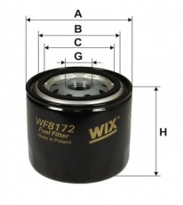 Купить WF8172 WIX Filtron Топливный фильтр (накручиваемый) Hilux (2.2 D, 2.4 D, 2.4 D 4WD)