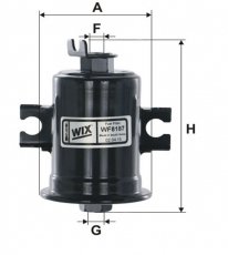 Топливный фильтр WF8187 WIX Filtron –  фото 1