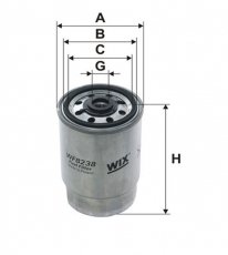 Купить WF8238 WIX Filtron Топливный фильтр (накручиваемый) Ауди А4 Б5 (1.9 TDI, 1.9 TDI quattro)