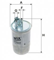 Купить WF8252 WIX Filtron Топливный фильтр (прямоточный)