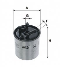 Купити WF8274 WIX Filtron Паливний фільтр (с подсоединением датчика уровня воды) Ванео W414 1.7 CDI
