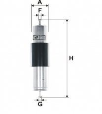 Купить WF8303 WIX Filtron Топливный фильтр (прямоточный) БМВ Х5 Е53 3.0 d