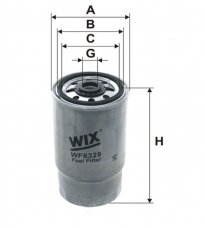 Топливный фильтр WF8329 WIX Filtron – (накручиваемый) фото 1