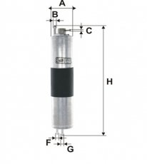 Купить WF8337 WIX Filtron Топливный фильтр (прямоточный) БМВ Е46