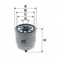 Купить WF8361 WIX Filtron Топливный фильтр (накручиваемый) Гетц 1.5 CRDi