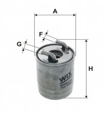 Купить WF8430 WIX Filtron Топливный фильтр (с подсоединением датчика уровня воды) Спринтер 906 (2.1, 3.0)