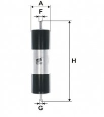 Купить WF8432 WIX Filtron Топливный фильтр (прямоточный) Эксео