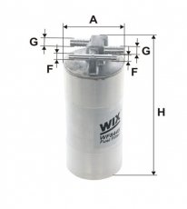 Топливный фильтр WF8445 WIX Filtron –  фото 1