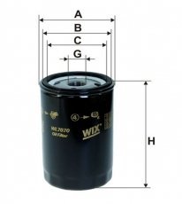 Купить WL7070 WIX Filtron Масляный фильтр (накручиваемый) Jetta (1, 2) (1.1, 1.3, 1.5, 1.6, 1.8)