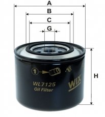 Купить WL7125 WIX Filtron Масляный фильтр  Ауди А6 С4 (2.5 TDI, 2.5 TDI quattro)