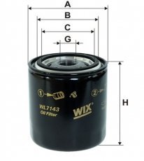 Купить WL7143 WIX Filtron Масляный фильтр  Инфинити М 3.0