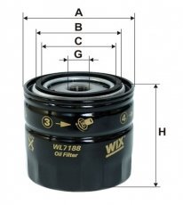 Купить WL7188 WIX Filtron Масляный фильтр Voyager