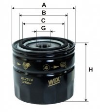 Купити WL7214 WIX Filtron Масляний фільтр Explorer