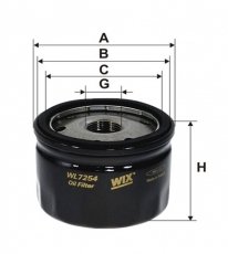 Купить WL7254 WIX Filtron Масляный фильтр (накручиваемый)