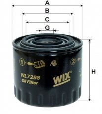 Купить WL7298 WIX Filtron Масляный фильтр  Сафран 2 2.2 dT
