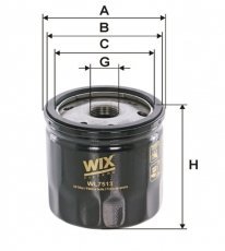 Купить WL7513 WIX Filtron Масляный фильтр  A-Class W176 (A 160 CDI, A 180 CDI)