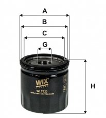 Масляний фільтр WL7523 WIX Filtron –  фото 1