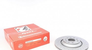 Купить 100.3309.52 Zimmermann Тормозные диски Audi TT (1.8, 2.0)