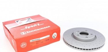 Купить 100.3355.52 Zimmermann Тормозные диски Ауди Ку5 (2.0, 3.0, 3.2)