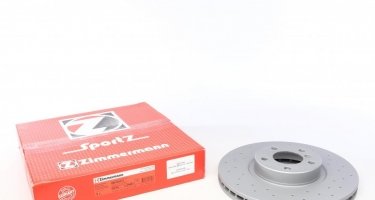 Купить 150.3448.52 Zimmermann Тормозные диски BMW X5 (E70, F15) (2.0, 3.0, 4.8)