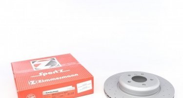 Купить 150.3480.52 Zimmermann Тормозные диски BMW F10 (F07, F10, F11, F18) (2.0, 3.0, 4.4)