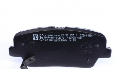 Гальмівна колодка 25153.155.1 Zimmermann – с интегрированным контактом датчика износа фото 5