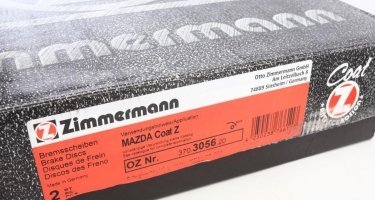 Тормозной диск 370.3056.20 Zimmermann фото 6
