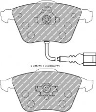 Купить FDS1765 FERODO - Комплект тормозных колодок, дисковый тормоз