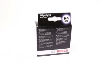 Автомобільна лампа H4 Gigalight+120 12V 60 55W (кт 2 шт.) 1 987 301 106 BOSCH фото 3