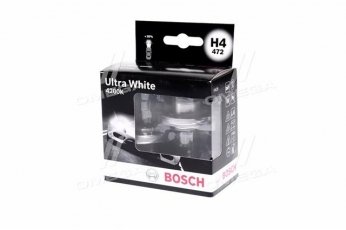 Лампа Ultra White 4200K H4 бокс 2 шт 1 987 301 181 BOSCH фото 1