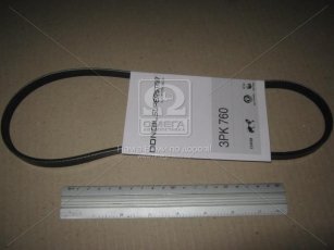 Ремень поликлин. (производство DONGIL) 3PK760 Dongil Rubber Belt (DRB) –  фото 2