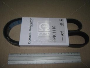 Ремінь поликлин. (виробництво DONGIL) 6PK1110 Dongil Rubber Belt (DRB) –  фото 2