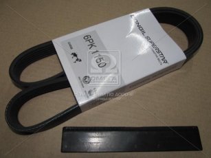 Купити 6PK1150 Dongil Rubber Belt (DRB) - Ремінь в коробці поликлин.  (виробництво DONGIL)