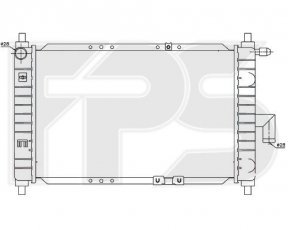 Купить FP 22 A696 Forma Parts - Радиатор охлаждение FPS