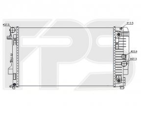Купити FP 46 A77 Forma Parts - Радіатор охолодження FPS