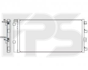 Купити FP 56 K271 Forma Parts - Конденсатор кондиціонера FPS