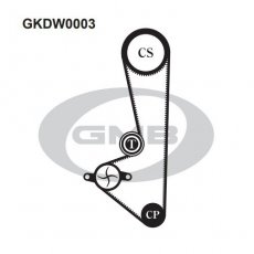 Ремонтний комплект для заміни паса газорозподільчого механізму GKDW0003 GMB фото 1