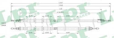 Купити C1710B Lpr Трос ручного гальма Фієста 5 (1.2, 1.3, 1.4, 1.6)